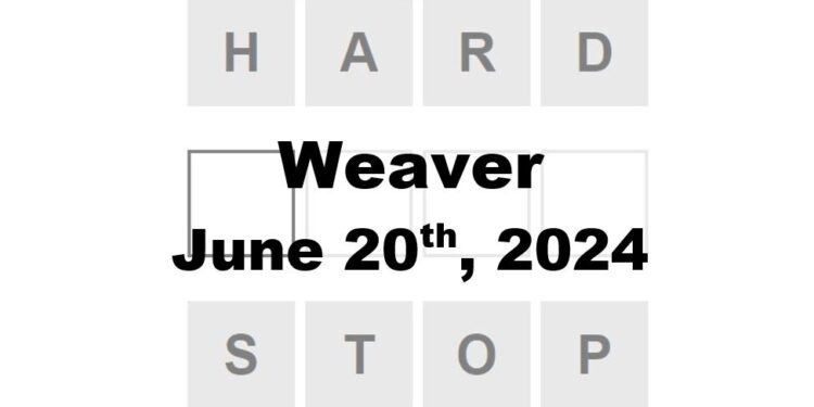 Daily Weaver Answers - 20th June 2024