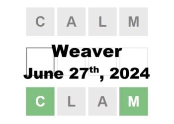 Daily Weaver Answers - 27th June 2024