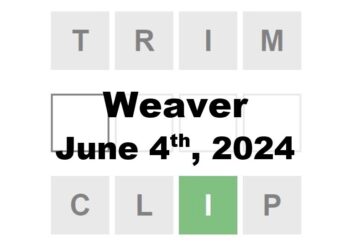 Daily Weaver Answers - 4th June 2024