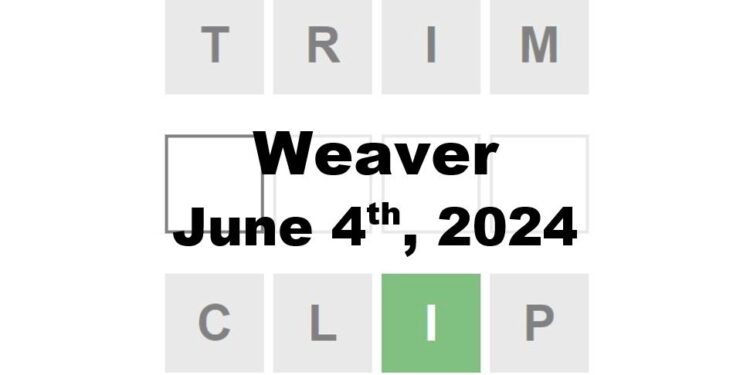 Daily Weaver Answers - 4th June 2024