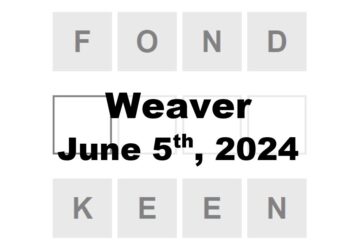 Daily Weaver Answers - 5th June 2024