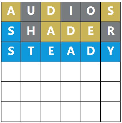 Daily Word Hurdle #1743 Morning Answer - 6th June 2024