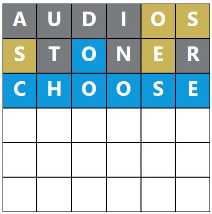 Daily Word Hurdle #1744 Afternoon Answer - 6th June 2024