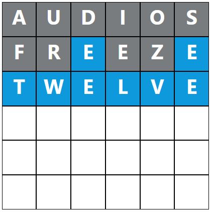 Daily Word Hurdle #1763 Morning Answer - 16th June 2024