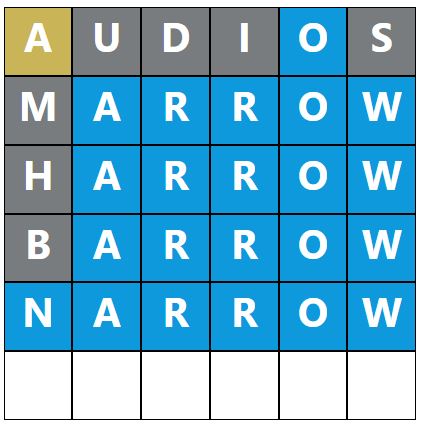 Daily Word Hurdle #1787 Morning Answer - 28th June 2024