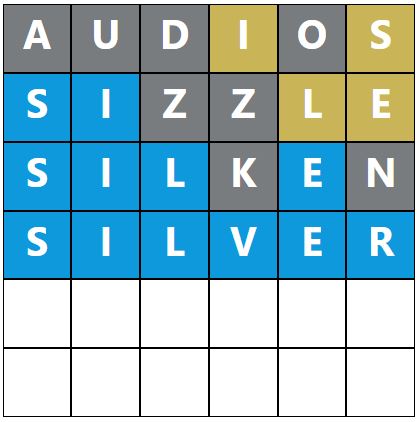 Daily Word Hurdle #1788 Afternoon Answer - 28th June 2024