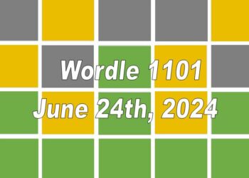 Daily Wordle 1101 - 24th June 2024