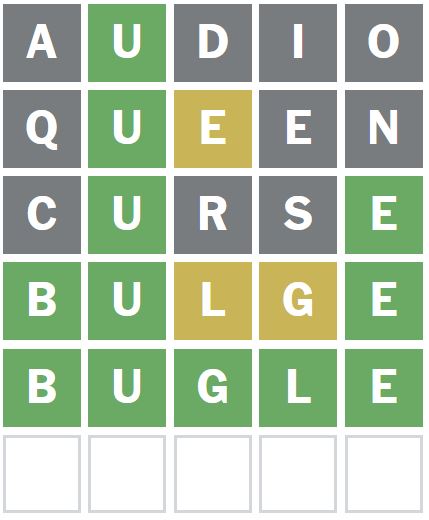 Daily Wordle Answer 1100 - 23rd June 2024
