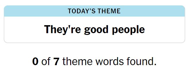 NYT Strands 94 Theme - 5th June 2024