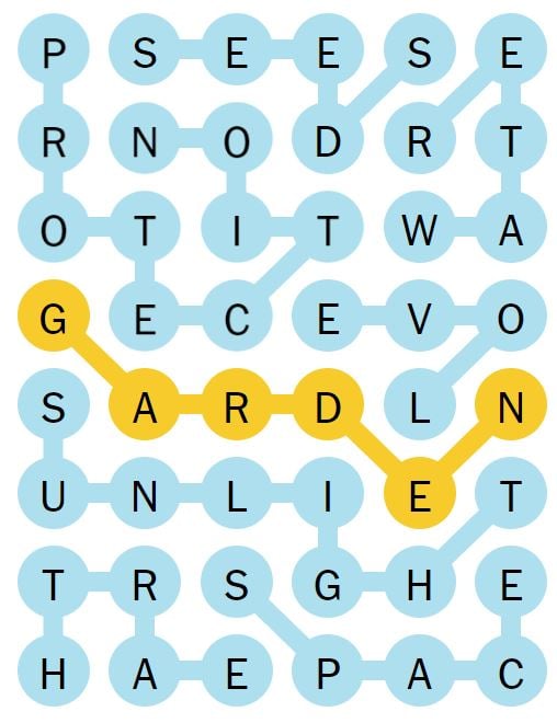 NYT Strands 98 Completed Puzzle - 9th June 2024
