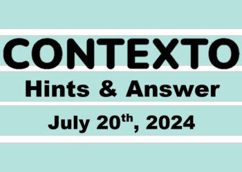 Daily Contexto 671 - July 20th 2024