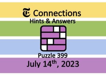 Daily NYT Connections 399 Answers - July 14th 2024