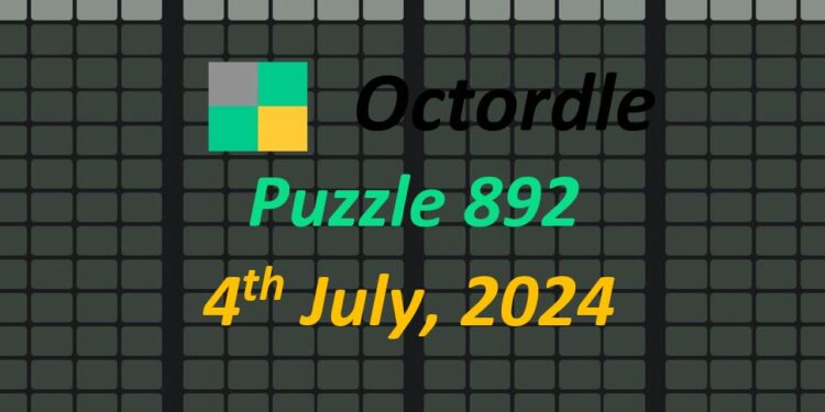 Daily Octordle 4th July 2024 Answers Today 892