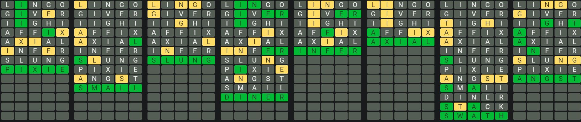 Daily Octordle 890 Rescue Answer - July 2nd 2024
