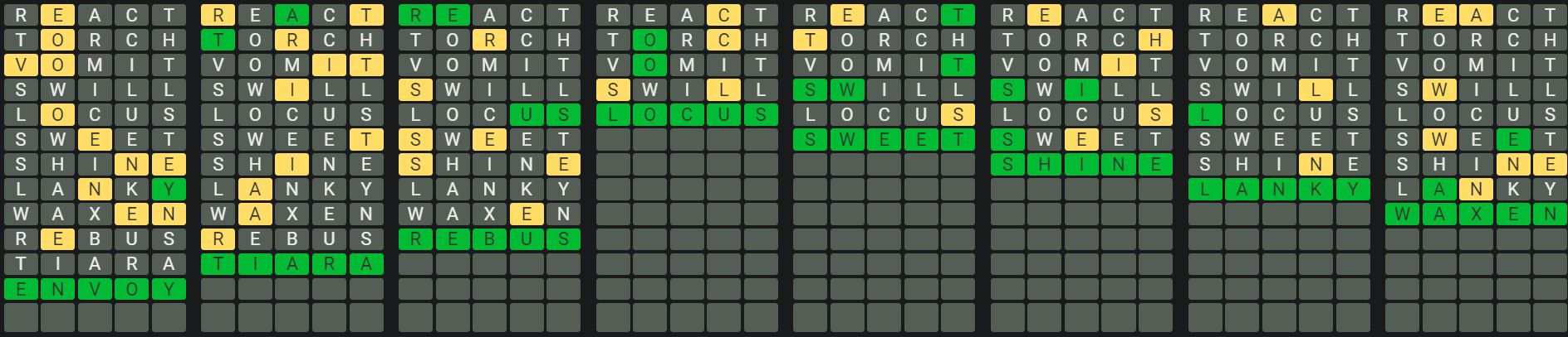Daily Octordle 899 Rescue Answer - July 11th 2024