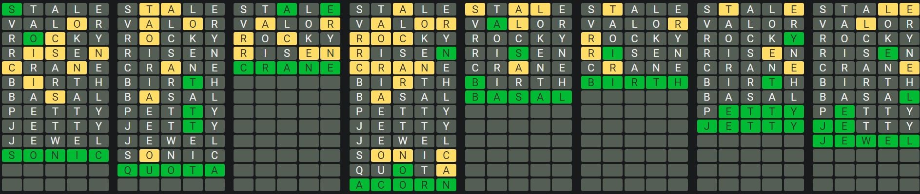 Daily Octordle 904 Rescue Answer - July 16th 2024