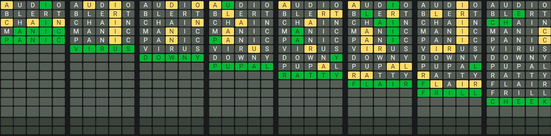 Daily Octordle 905 Sequence Answer - July 17th 2024