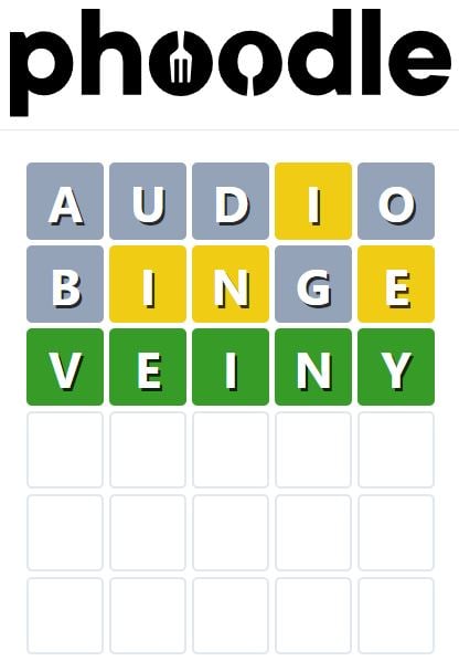 Daily Phoodle Answer 791 - 7th July 2024