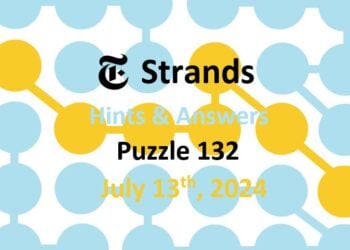 Daily Strands 132 Answers Today - 13th July 2024