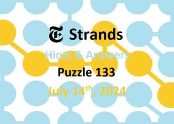 Daily Strands 133 Answers Today - 14th July 2024