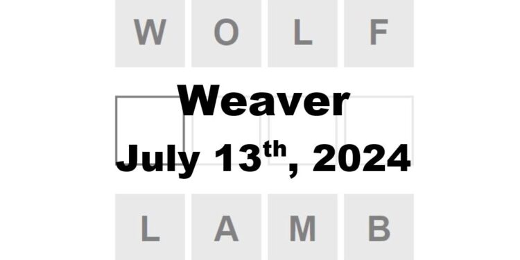 Daily Weaver Answers - 13th July 2024
