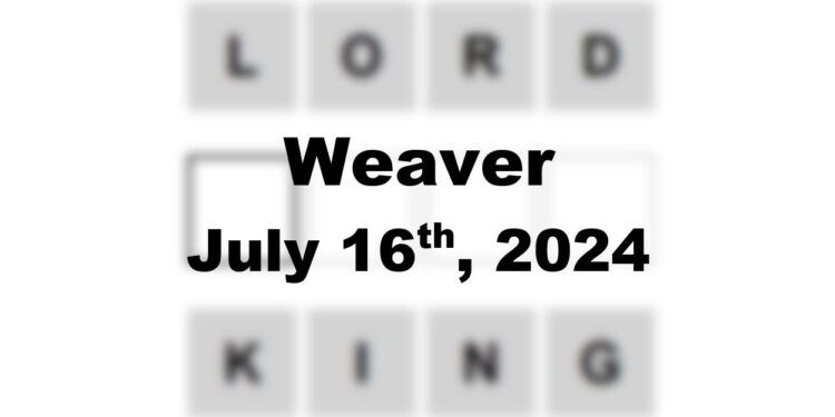Daily Weaver Answers - 16th July 2024