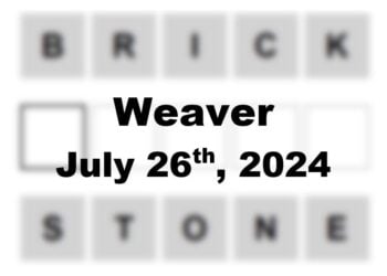 Daily Weaver Answers - 26th July 2024