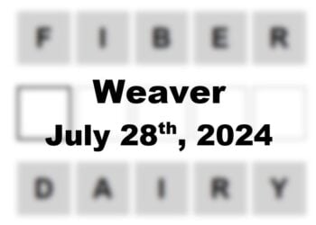 Daily Weaver Answers - 28th July 2024