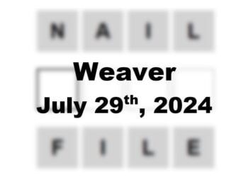Daily Weaver Answers - 29th July 2024