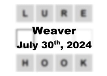 Daily Weaver Answers - 30th July 2024