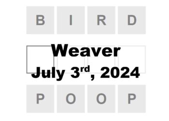 Daily Weaver Answers - 3rd July 2024