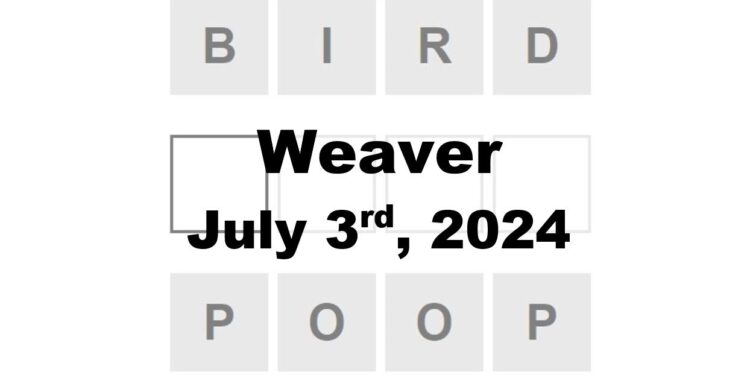 Daily Weaver Answers - 3rd July 2024