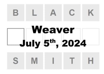 Daily Weaver Answers - 5th July 2024