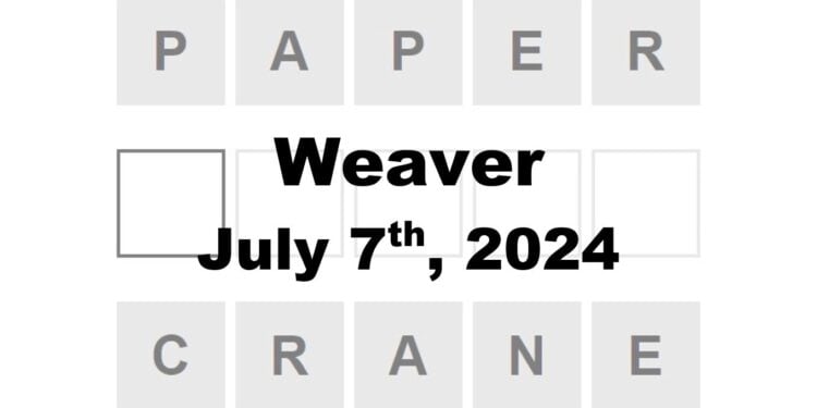 Daily Weaver Answers - 7th July 2024