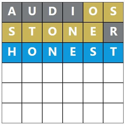 Daily Word Hurdle #1796 Morning Answer - 3rd July 2024