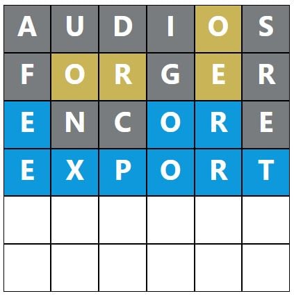 Daily Word Hurdle #1798 Afternoon Answer - 3rd July 2024