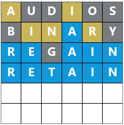 Daily Word Hurdle #1799 Morning Answer - 4th July 2024