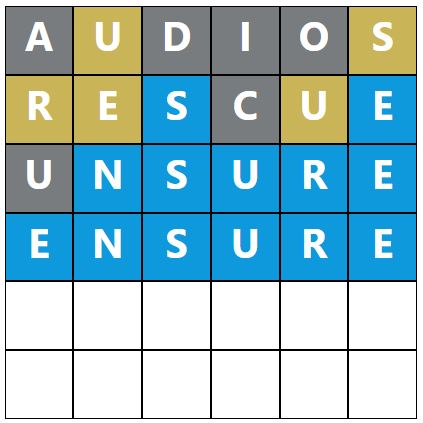 Daily Word Hurdle #1802 Afternoon Answer - 5th July 2024