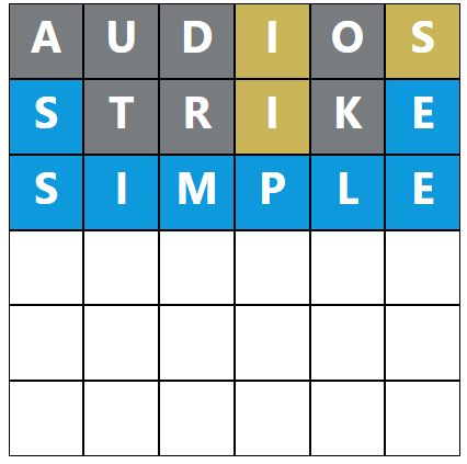 Daily Word Hurdle #1806 Afternoon Answer - 7th July 2024