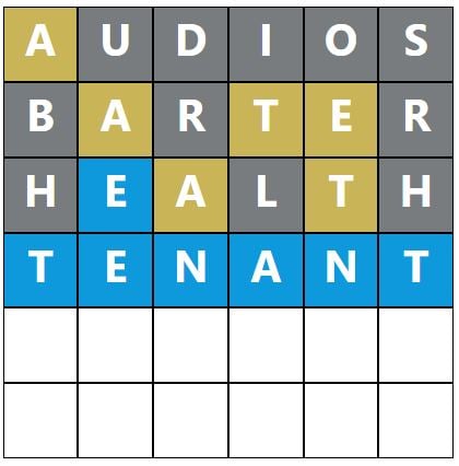 Daily Word Hurdle #1807 Morning Answer - 8th July 2024