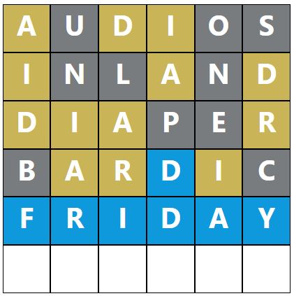 Daily Word Hurdle #1826 Afternoon Answer - 17th July 2024