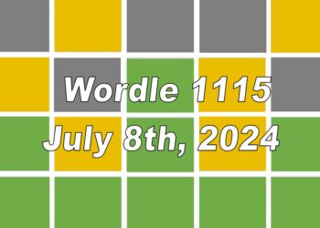 Daily Wordle 1115 - 8th July 2024