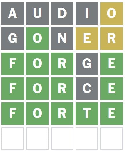 Daily Wordle Answer 1131 - 24th July 2024