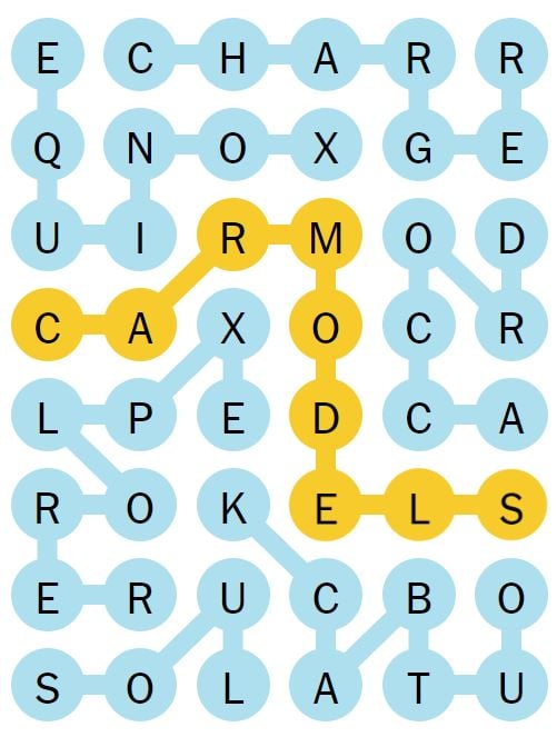 NYT Strands 131 Completed Puzzle - 12th July 2024
