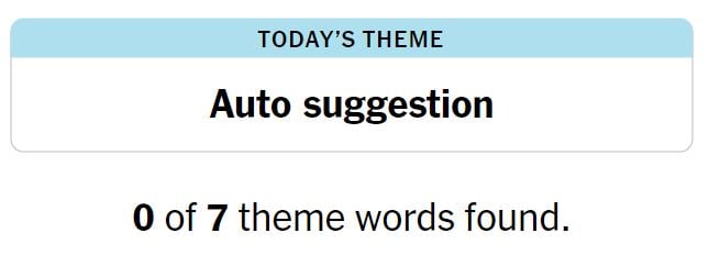 NYT Strands 132 Theme - 12th July 2024