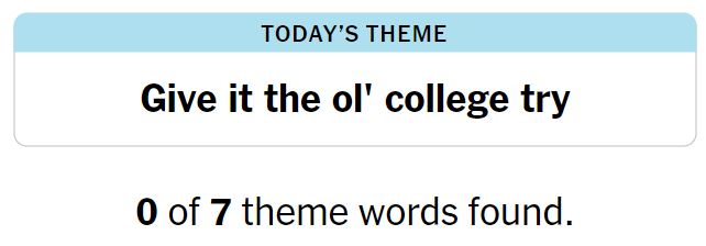 NYT Strands 135 Theme - 15th July 2024