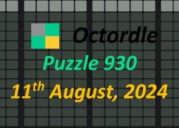 Daily Octordle 11th August 2024 Answers Today 930