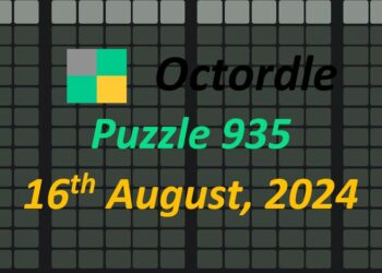 Daily Octordle 16th August 2024 Answers Today 935