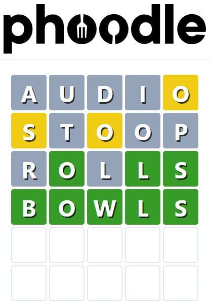 Daily Phoodle Answer 817 - 2nd August 2024