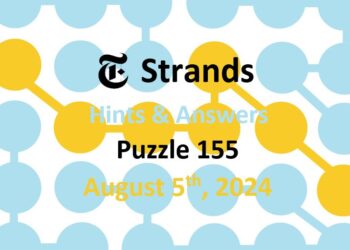 Daily Strands 155 Answers Today - 5th August 2024